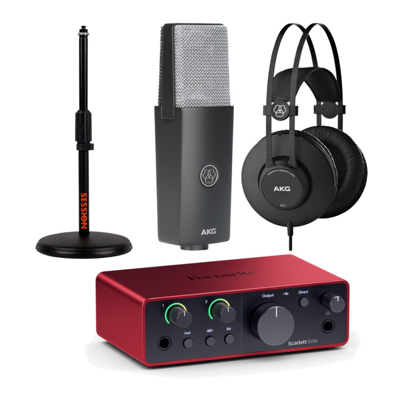 AKG C104 × Focusrite Scarlett Solo 4th