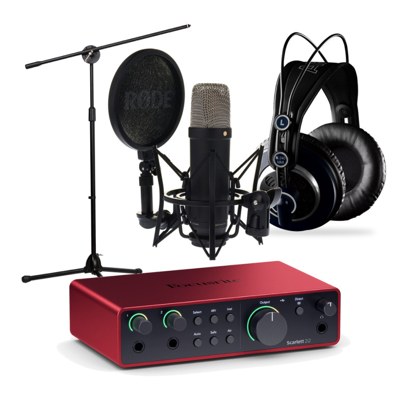 RODE NT1 5th × Focusrite Scarlett 2i2 4th